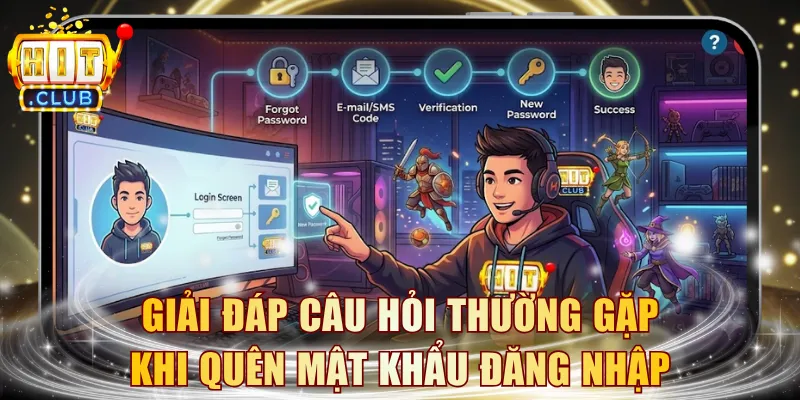 Giải đáp câu hỏi thường gặp HITCLUB khi quên mật khẩu đăng nhập