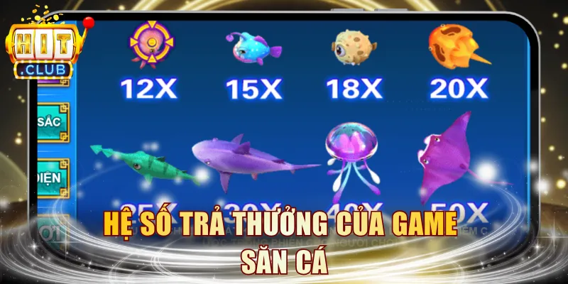 Hệ số trả thưởng của game săn cá